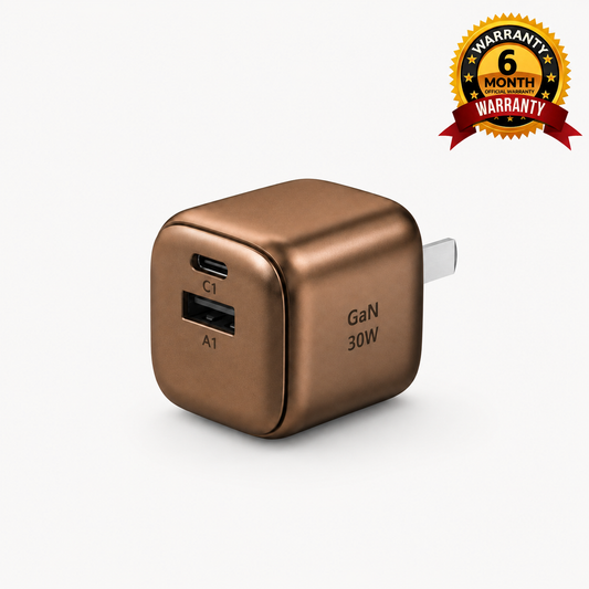 1-Charge 2-Port GaN Charger 30W