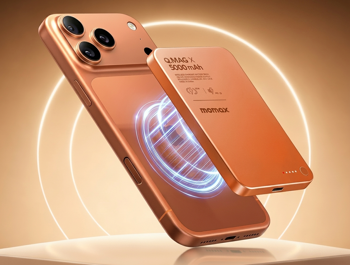 Stay Powered on the Go with Momax Magnetic Power Banks Anywhere
