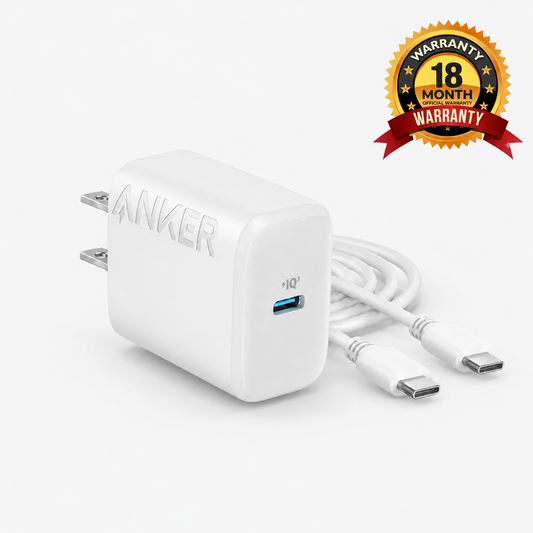 Anker 20W USB C Fast Wall Charger with Type C to C Cable