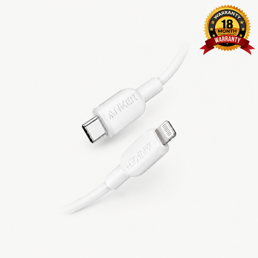 Anker 310 USB-C to Lightning Cable (3ft)-White