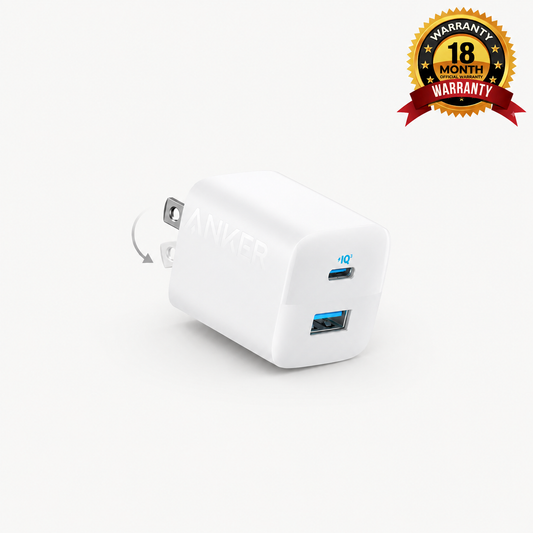 Anker 323 Charger (33W) – With both a USB-C port and a USB-A port