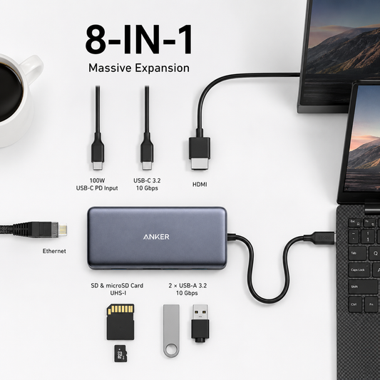 Anker 555 USB-C Hub (8-in-1)