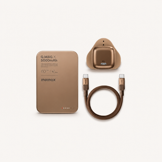 Sandstone Q.mag X 5000 mAh Wireless Battery Pack With Uk Pin Adapter & Mag.Link Cable (Vip Box)