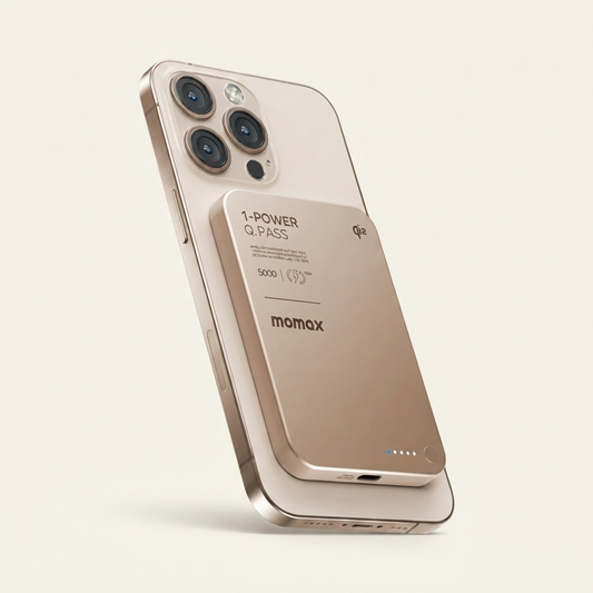 1-Power Q.Pass Qi2 Magnetic Wireless Power Bank 5000mAh